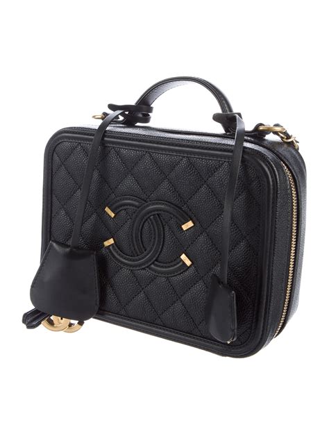 chanel 20c filigree vanity case|chanel vanity bag vintage.